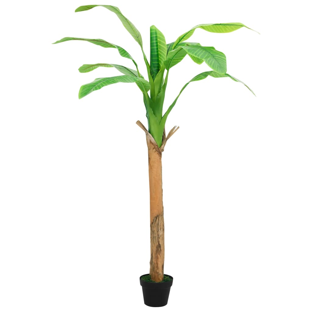 Umělý Banánovník S Květináčem Zelený