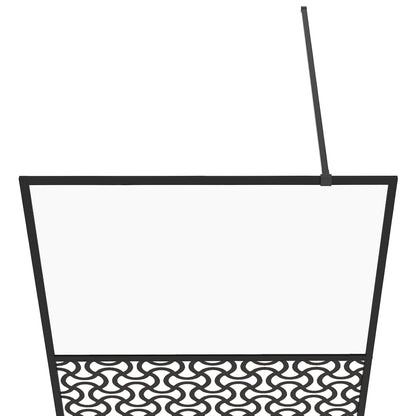 Zástěna Do Průchozí Sprchy Čiré Esg Sklo Černá