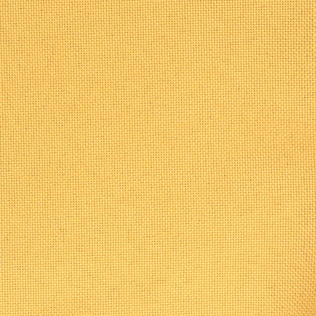 Barové Židle 2 Ks Hořčicově Žluté Textil