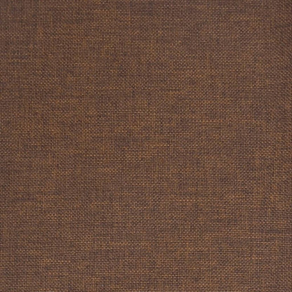 Barové Židle 2 Ks Hnědé Textil