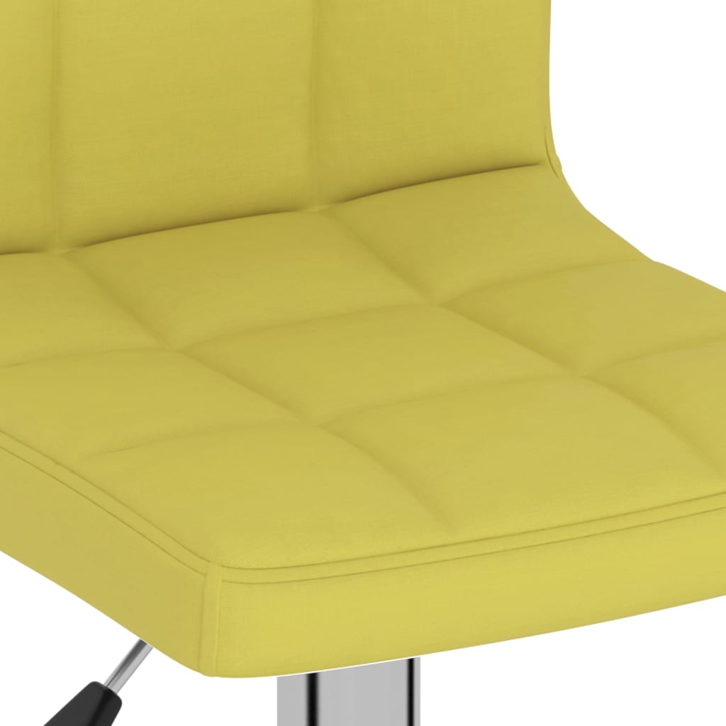 Barové Židle 2 Ks Zelené Textil