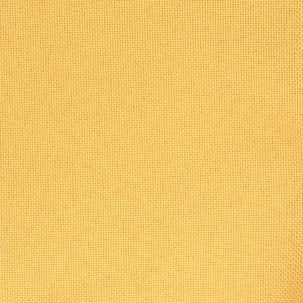 Otočná Kancelářská Židle Hořčicově Žlutá Textil