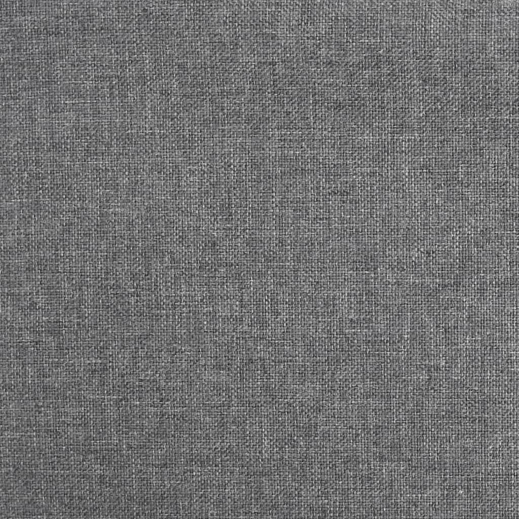Otočná Kancelářská Židle Světle Šedá Textil