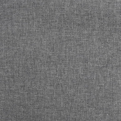 Otočná Kancelářská Židle Světle Šedá Textil