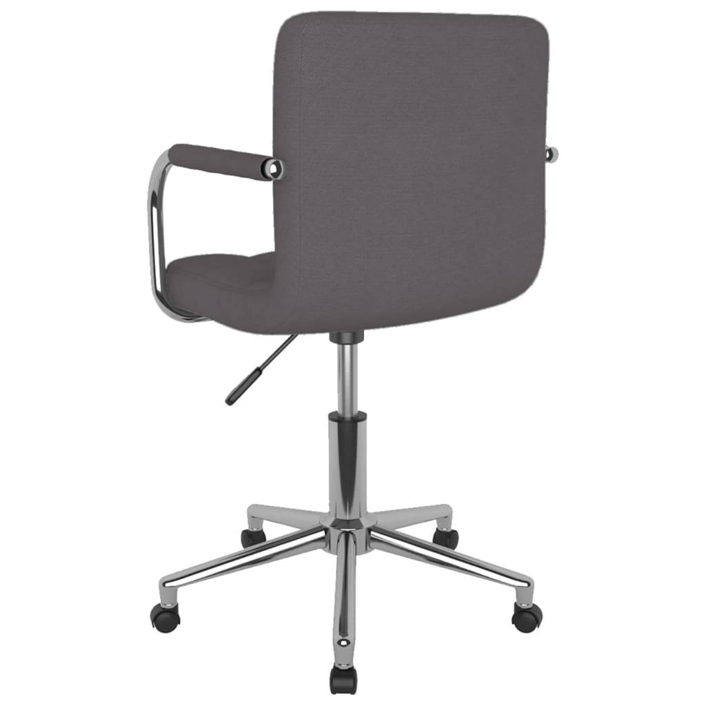 Otočná Kancelářská Židle Taupe Textil