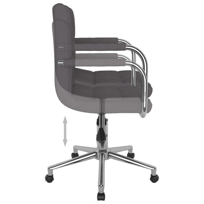 Otočná Kancelářská Židle Taupe Textil