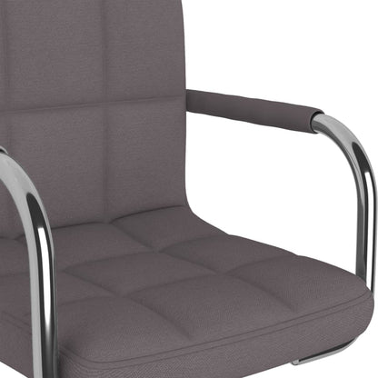 Otočná Kancelářská Židle Taupe Textil