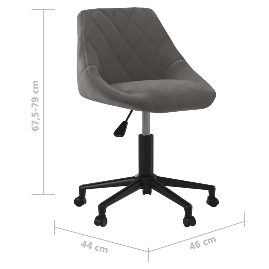 Otočná Kancelářská Židle Samet