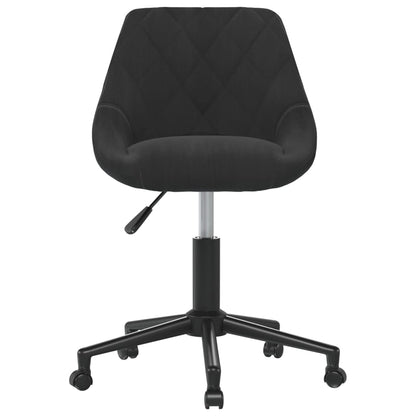 Otočné Jídelní Židle 2 Ks Černé Samet
