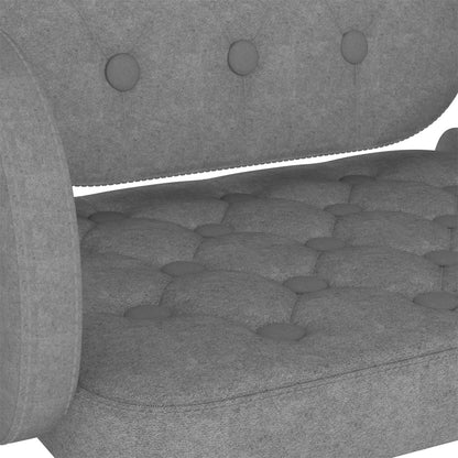 Barové Židle 2 Ks Světle Šedé Textil