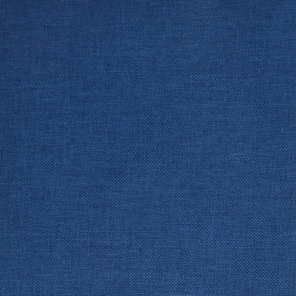 Barové Židle 2 Ks Modré Textil