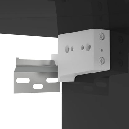 Závěsná Tv Skříňka Černá Vysoký Lesk 100X30X26,5 Cm Dřevotříska