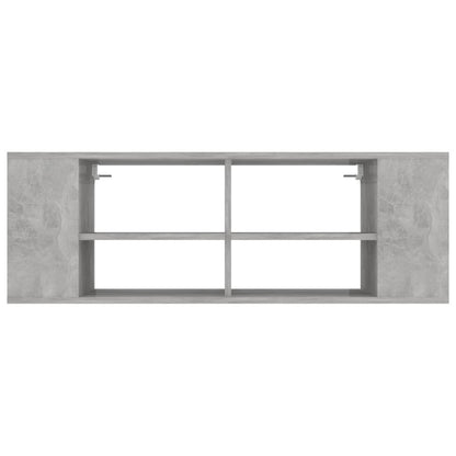 Nástěnná Tv Skříňka Betonově Šedá 102 X 35 X 35 Cm Dřevotříska