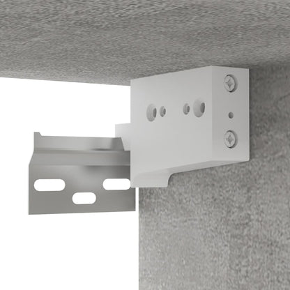 Nástěnná Tv Skříňka Betonově Šedá 102 X 35 X 35 Cm Dřevotříska