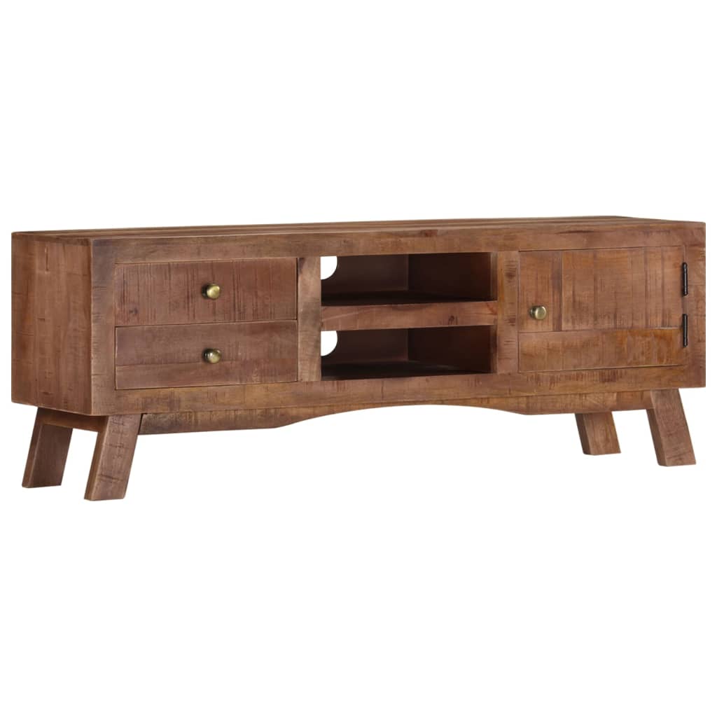 Tv Stolek 110 X 30 X 40 Cm Hrubé Mangovníkové Dřevo