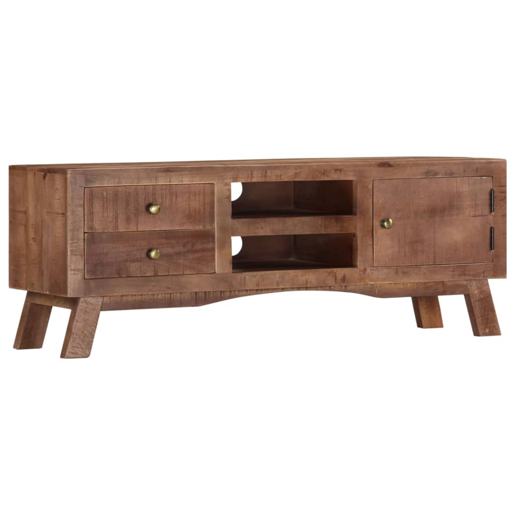 Tv Stolek 110 X 30 X 40 Cm Hrubé Mangovníkové Dřevo