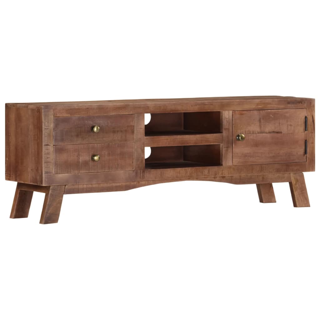 Tv Stolek 110 X 30 X 40 Cm Hrubé Mangovníkové Dřevo
