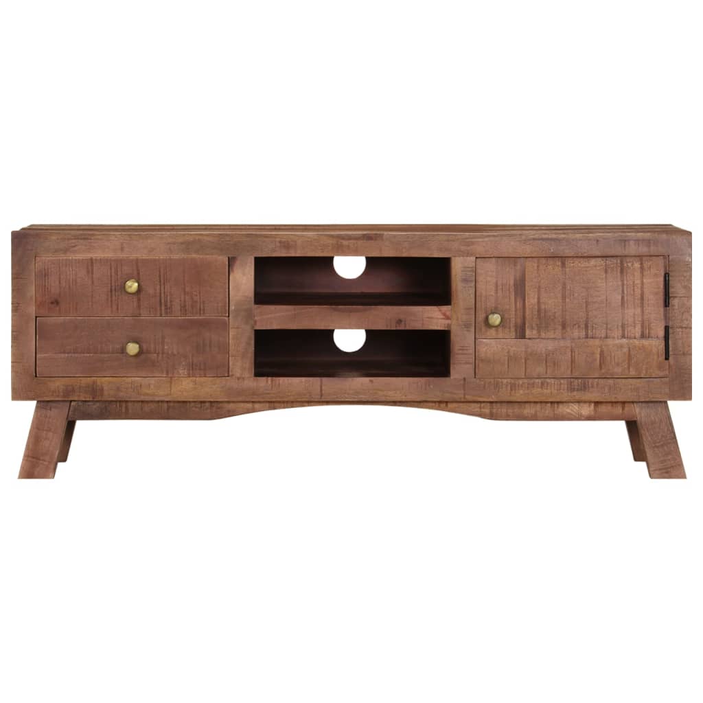 Tv Stolek 110 X 30 X 40 Cm Hrubé Mangovníkové Dřevo