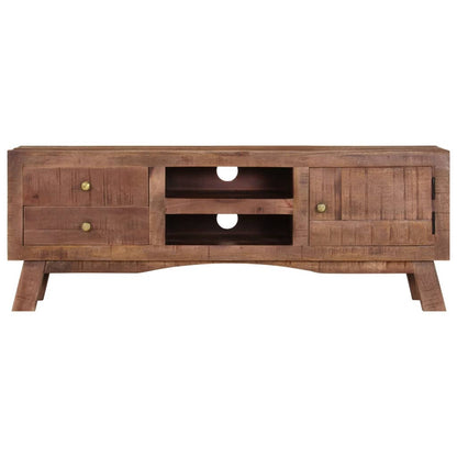 Tv Stolek 110 X 30 X 40 Cm Hrubé Mangovníkové Dřevo