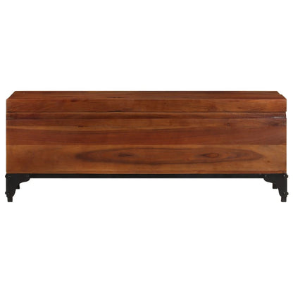 Úložná Truhla 110 X 35 X 41 Cm Masivní Akáciové Dřevo