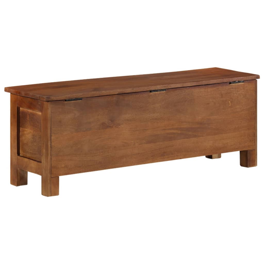 Úložný Box 110 X 30 X 40 Cm Masivní Mangovníkové Dřevo