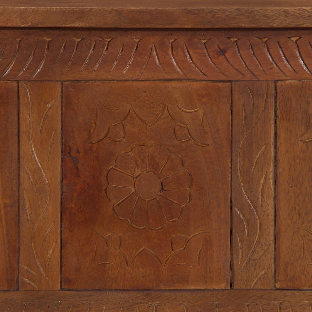 Úložný Box 110 X 30 X 40 Cm Masivní Mangovníkové Dřevo