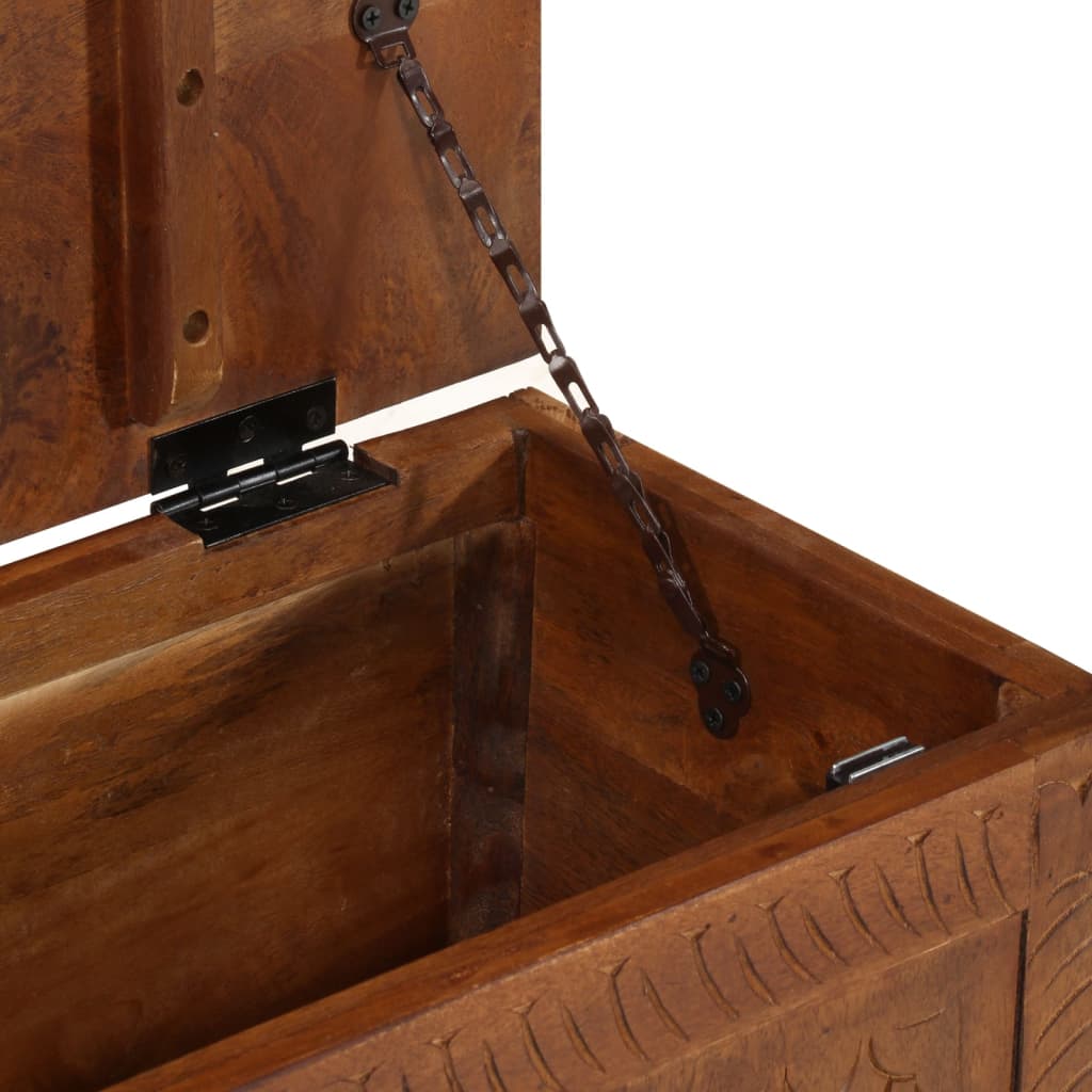 Úložný Box 110 X 30 X 40 Cm Masivní Mangovníkové Dřevo