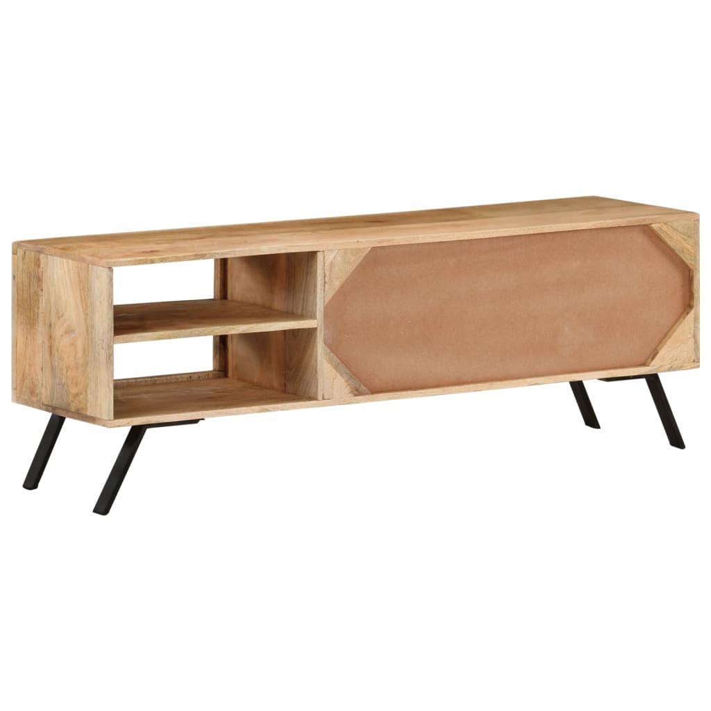 Tv Stolek 110 X 30 X 40 Cm Masivní Mangovníkové Dřevo