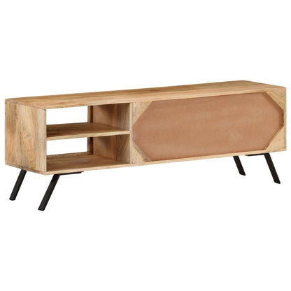 Tv Stolek 110 X 30 X 40 Cm Masivní Mangovníkové Dřevo
