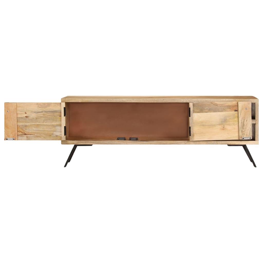 Tv Stolek 110 X 30 X 40 Cm Masivní Mangovníkové Dřevo