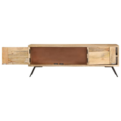 Tv Stolek 110 X 30 X 40 Cm Masivní Mangovníkové Dřevo
