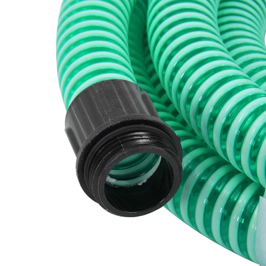 Sací Hadice S Mosaznými Konektory 1,1" Pvc Zelená