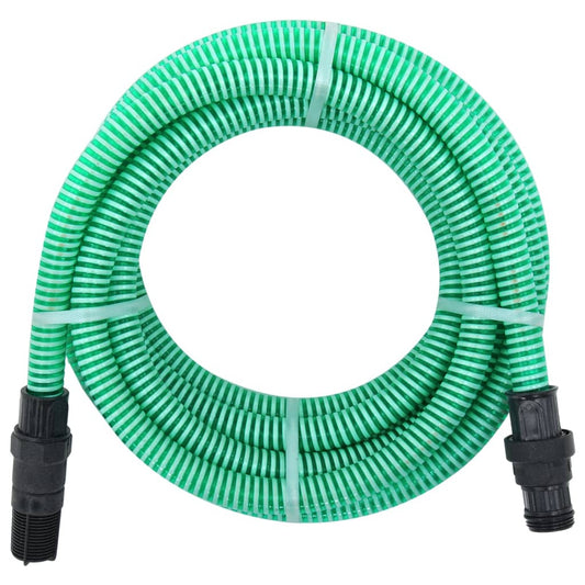 Sací hadice s PVC konektory zelená 1" 7 m PVC