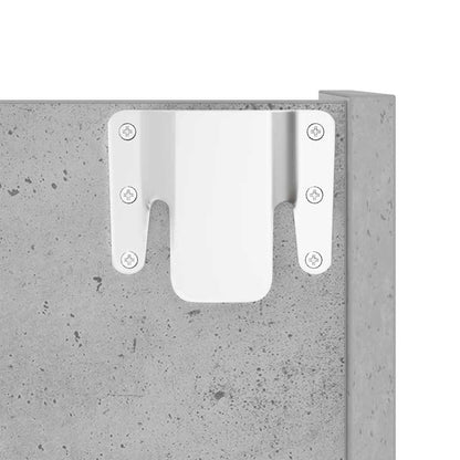 Nástěnný Botník Betonově Šedý Dřevotříska Betonová Šedá