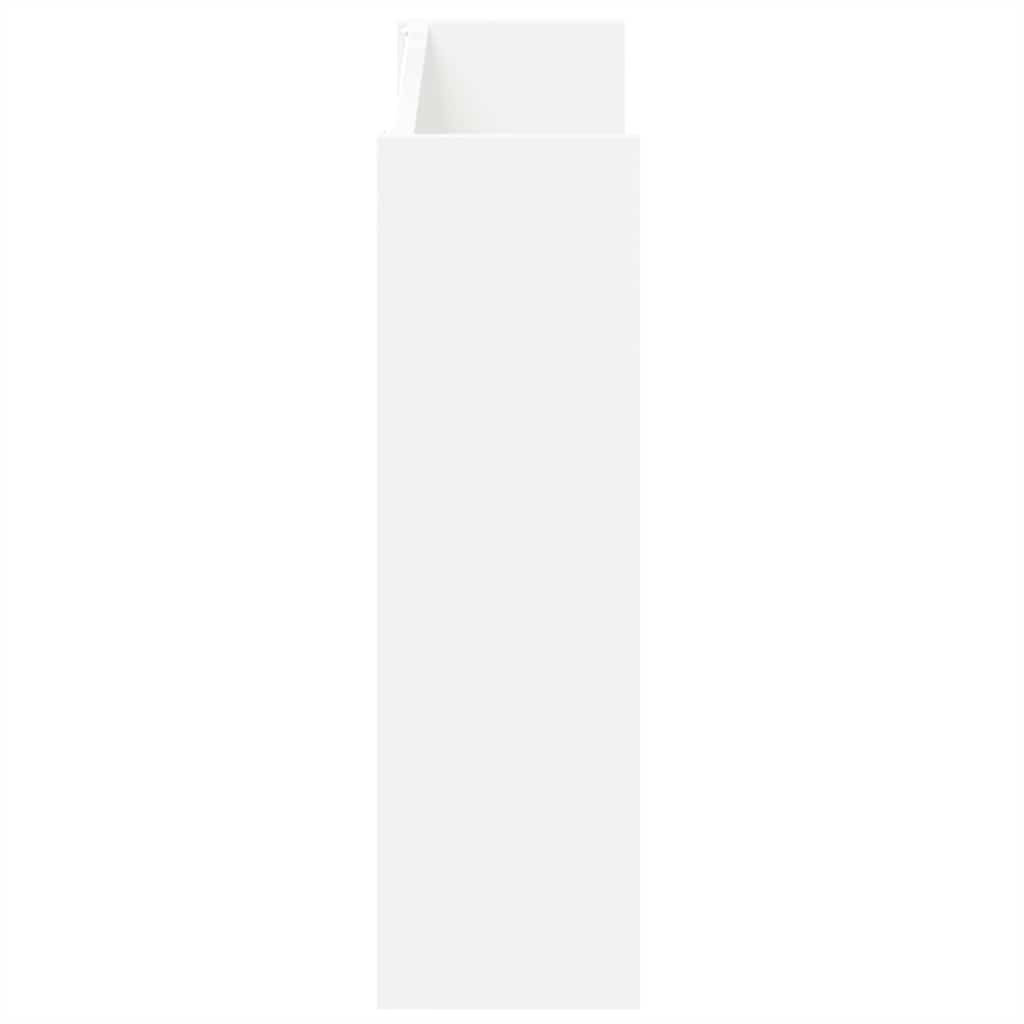 Nástěnný Botník 2 Ks Bílý Dřevotříska Bílá
