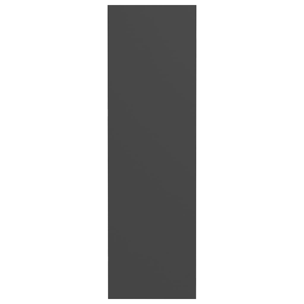 Nástěnný Botník Šedý 80 X 18 X Dřevotříska Šedá