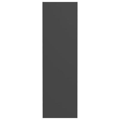 Nástěnný Botník Šedý 80 X 18 X Dřevotříska Šedá