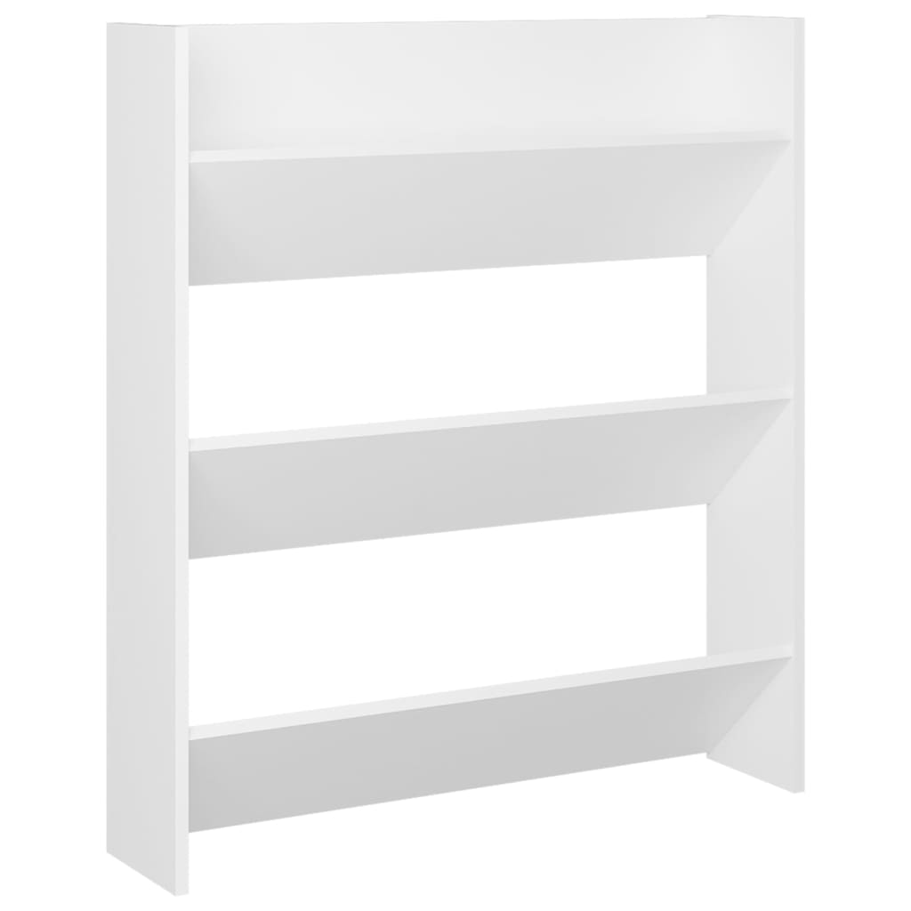 Nástěnné Botníky 2 Ks Bílé Dřevotříska Bílá