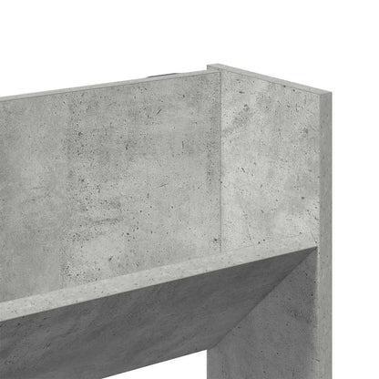 Nástěnný Botník Betonově Šedý Dřevotříska Betonová Šedá