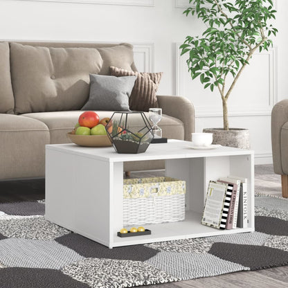Konferenční Stolky 4 Ks Bílé 33 X 33 X 33 Cm Kompozitní Dřevo