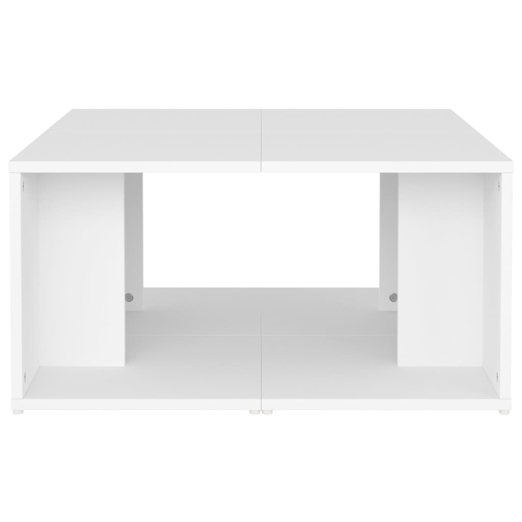 Konferenční Stolky 4 Ks Bílé 33 X 33 X 33 Cm Kompozitní Dřevo