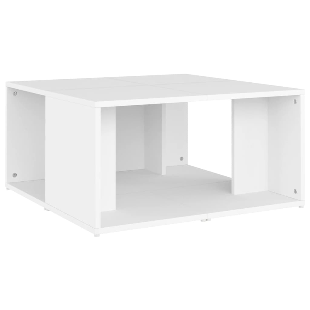 Konferenční Stolky 4 Ks Bílé 33 X 33 X 33 Cm Kompozitní Dřevo