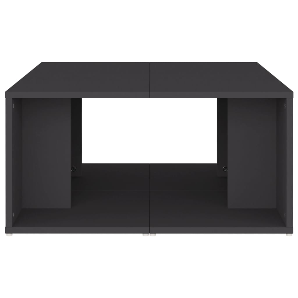 Konferenční Stolky 4 Ks Šedé 33 X 33 X 33 Cm Dřevotříska