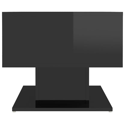 Konferenční Stolek Černý S Leskem 103,5X50X44,5 Cm Dřevotříska