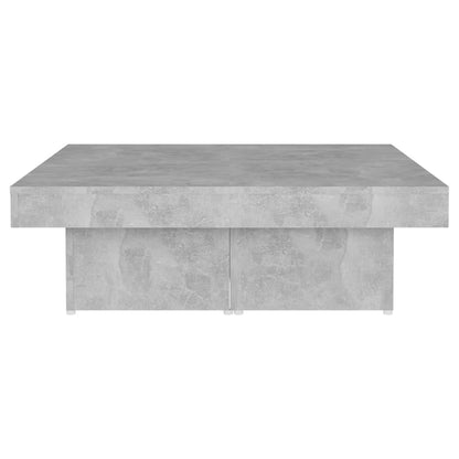 Konferenční Stolek Betonově Šedý 90X90X28 Cm Kompozitní Dřevo