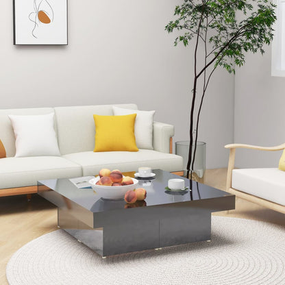 Konferenční Stolek Bílý 90 X 90 X 28 Cm Kompozitní Dřevo