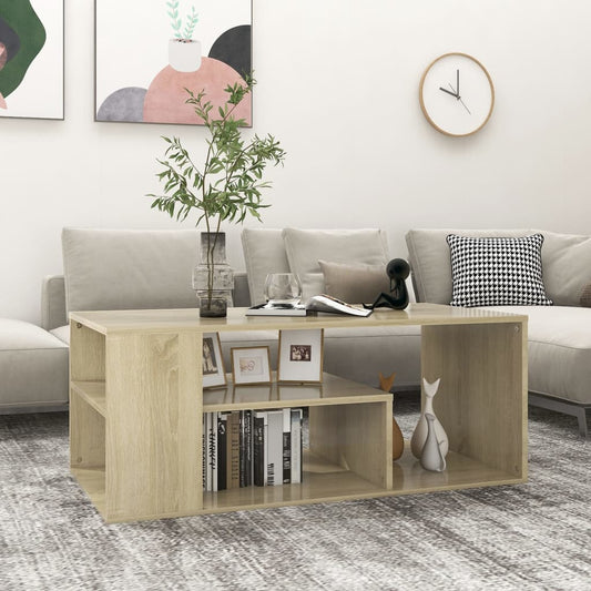 Konferenční Stolek Dub Sonoma 100X50X40 Cm Kompozitní Dřevo