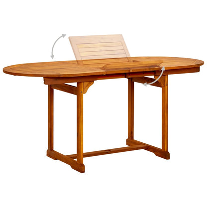 7Dílný Zahradní Jídelní Set Masivní Akáciové Dřevo
