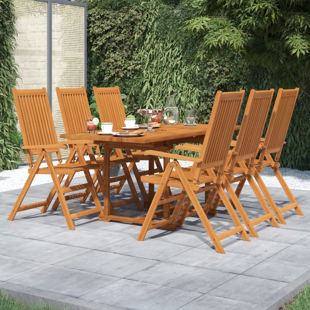 7Dílný Zahradní Jídelní Set Masivní Akáciové Dřevo