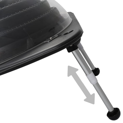 Solární Ohřívače Bazénu 5 Ks 75 X 75 X 36 Cm Hdpe Hliník